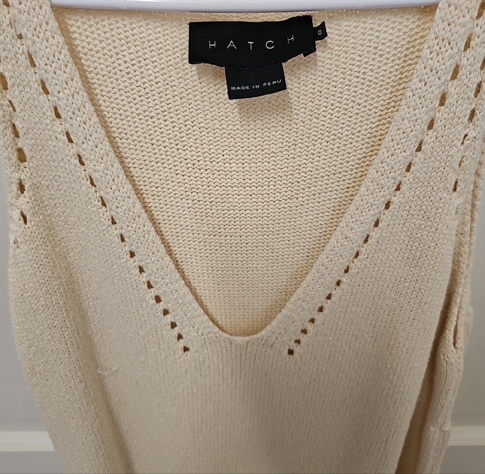 Hatch Cream Maxi Knit Dress - Picture 2 of 9